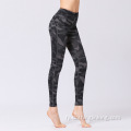 Camo Leggings Grijs swarte camo workout leggings